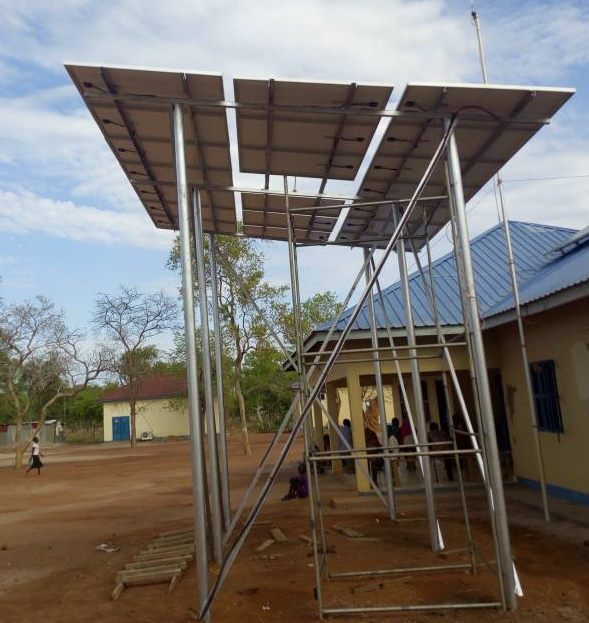 Ground-mount solar canopy